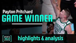 Boston Celtics Rookie Payton Pritchard GAME WINNER vs the Miami Heat | NBA | Sports 360