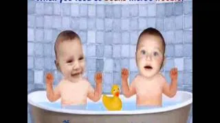 Tootin' Bathtub Baby Cousins