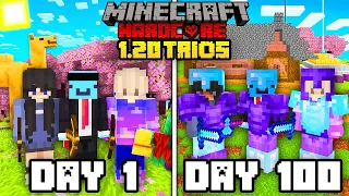 We Survived 100 Days in 1.20 Minecraft Hardcore... Here's What Happened!