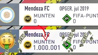 VAN 0 NAAR 1 MILJOEN COINS IN EEN WEEK (FIFA 20)