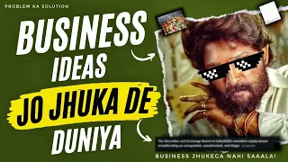 3 Business Ideas that will Growing 40x faster in India | Problem Oriented Business Ideas (Must View)