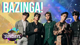 SB19 heats up the AOS stage with their latest world trending song, 'Bazinga!' | All-Out Sundays