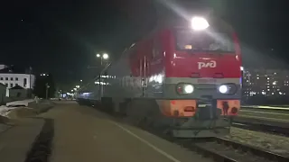 отправления эп2ка с поездом 41/42 Великий Новгород Москва