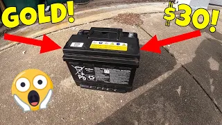 How To Extract GOLD 2.0 From Lead Acid Car Battery!!! - NEW TECHNOLOGY!!