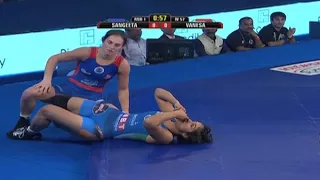 PWL 3 Day 7: Sangeeta Phogat Vs Vanesa Kaladzinskaya at Pro Wrestling League Season 3 | Highlights