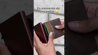 Es tiempo de un gran cambio 😏🖤 Billetera inteligente #ebrand #peru #smartwallet #rfidwallet