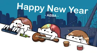 ABBA - Happy New Year (cover by Bongo Cat) 🎧