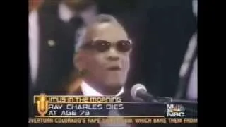 Ray Charles Sings "America the Beautiful" *LIVE* at the 1984 RNC Ronald Reagan in attendance