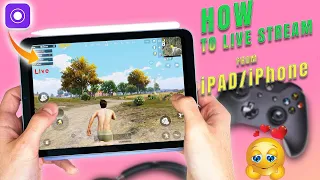 How To Live Stream From iPad or iPhone on YouTube🔥 Best PUBG  Gaming Streaming App for iPhone