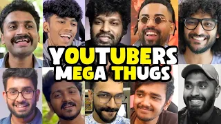 Malayalam Youtubers Thugs🔥 | Mega Thug Life Compilation | Thug Life Malayalam