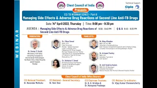 Managing Side Effects & Adverse Drug Reactions of Second Line Anti-TB Drugs