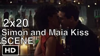 Shadowhunters 2x20 Simon and Maia Kiss and Talk Scene Season 2 Episode 20