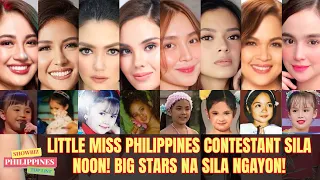 NAGSIMULA sa Little Miss Philippines Contestants sa EAT BULAGA Noon SUMIKAT Na Ngayon!