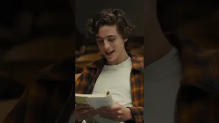 Timothée Chalamet reading Charles Bukowski in “Beautiful Boy” (2018)