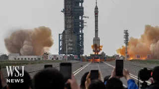 Watch: China Sends First Civilian Astronaut to Space Station | WSJ News