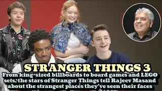 Stranger Things 3 I Rajeev Masand I Noah Schnapp I Gaten Matarazzo I Sadie Sink I Caleb McLaughlin