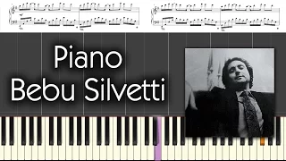 Piano - Bebu Silvetti Original (50% - 100%) + Sheet Music