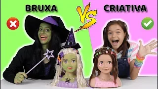 CRIANÇAS DECORANDO CABELO DE BONECA NA ESCOLA! Historinha