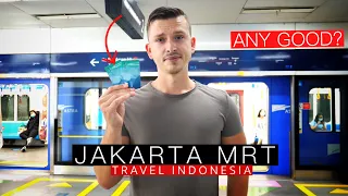 Trying Jakarta MRT Public Transport for the First Time (Is it Good?...)