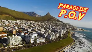 Paraglide Cape Town - Sea Point promenade (uncut super-smooth POV 4K)