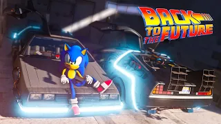 Sonic Goes Back To The Future! Fun Time Travel Mod! (GTA 5 Mods)