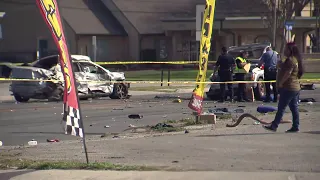 Suspect crashes at South Side intersection after leading officers on chase, SAPD says