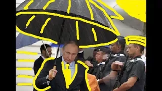 Боевые зонты охраны Путина/ Putin's bodyguards Tactical Umbrellas