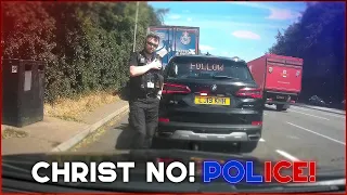 UNBELIEVABLE UK INSTANT KARMA | First time UNMARKED COP experience, Range Rover Pulled Over! #1