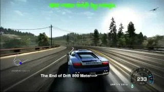 Need for Speed Hot Pursuit | 800 Meter Drift