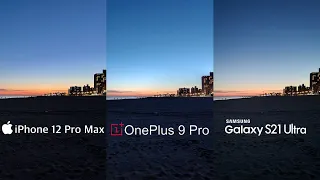 OnePlus 9 Pro vs Galaxy S21 Ultra vs iPhone 12 Pro Max | Camera Test