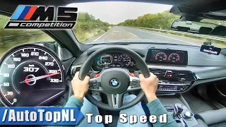 BMW M5 F90 COMPETITION 625HP AUTOBAHN POV 309km/h TOP SPEED by AutoTopNL