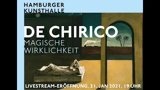 Livestream der Ausstellungseröffnung De Chirico. Magische Wirklichkeit