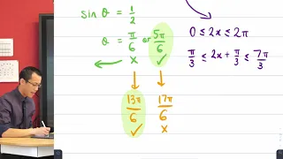 Solving Trigonometric Equations (3 of 3: Shifted and dilated function)