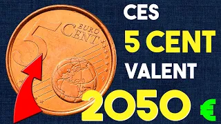 CES 5 EURO CENT VALENT 2050 EURO ! VERIFIEZ BIEN VOTRE PORTEMONNAIE ! €€€