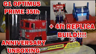 It's PRIME TIME!  Unboxing Optimus Prime 35th anniversary & replica build