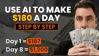 Fastest $180/Day AI Side Hustle For Beginners In 2023 Step By Step (Make Money Online)