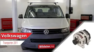 VW Transporter / Caravelle: Hvordan bytte dynamo - 2004 og nyere modeller
