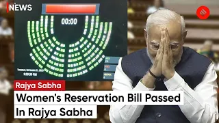 Women Reservation Bill Clears Rajya Sabha After Lok Sabha With Unanimous Support