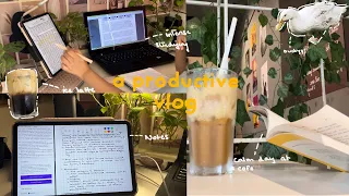 student diaries 📚: study vlog, a VERY PRODUCTIVE week, note taking, café study, etc!