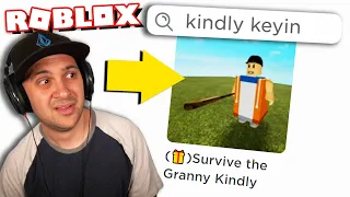 WEIRD ROBLOX GAMES WITH ME IN THEM...