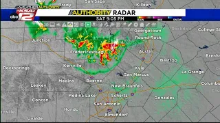 Sarah's Saturday Night Update: Watching a cluster of storms in the Hill Country