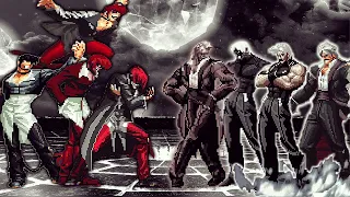 [KOF Mugen] Iori Yagami AD Team Vs Rugal Soul Team