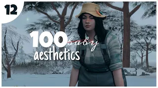 зима і діти... куди б вас подіти 🌊100 Baby Challenge but its 100 aesthetics The Sims 4 | #12