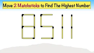 Brilliant Puzzles for Clever Minds || Matchstick Puzzles || Creative Thinking