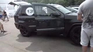 Джип SRT8 1200л.с. последние приготовления перед квалификациями