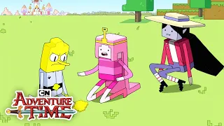 Lemongrab Tries To Plant A Tree In Minecraft | Adventure Time | Cartoon Network