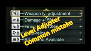 Glitch - Level Adjuster Custom Part MUST BE at weapon slot 1!