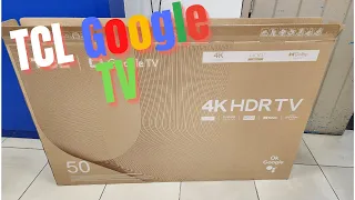 TCL 50P635A 4K HDR TV Unboxing and First Impressions