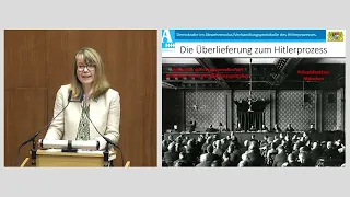 Der Hitler-Prozess: Vortrag von Dr. Ulrike Claudia Hofmann | #Krisenjahr1923