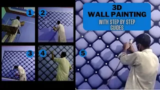 3D Wall Paining / 3d  Wall Painting  Designing/New wall painting design / Box making painting